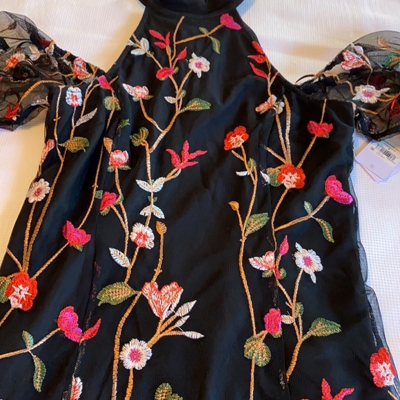 Guess woman’s Embroidered Dress Jet black size 0 - Picture 7 of 13